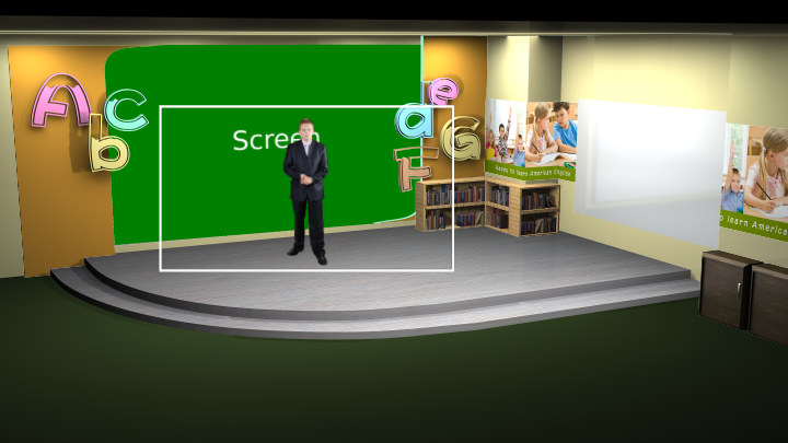 在线课堂虚拟背景图片