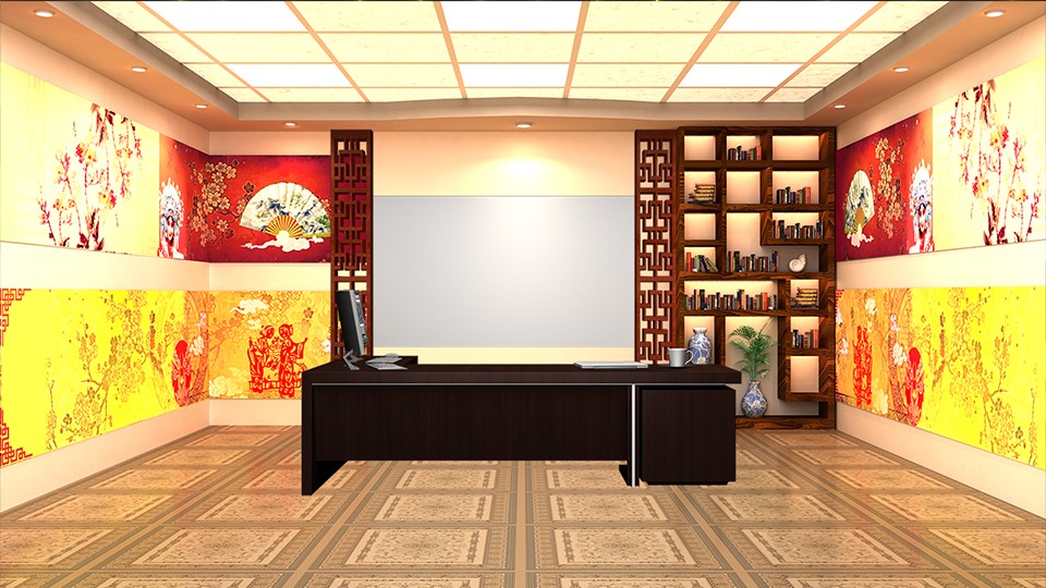 适用于新年节日活动,农历新年娱乐节目等虚拟演播室节目制作.