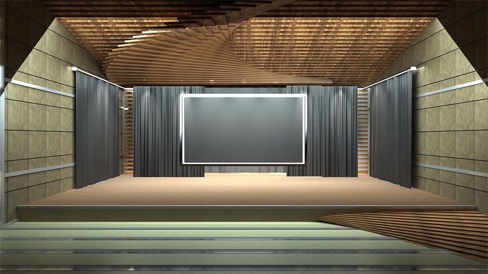 演讲舞台虚拟背景
