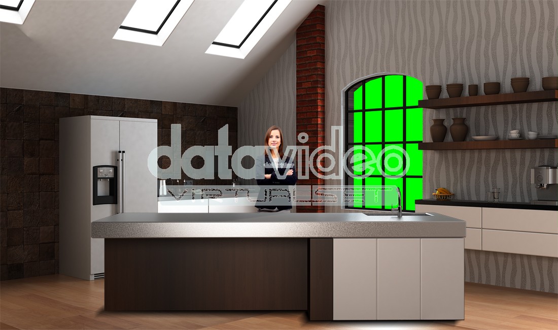 Kitchen Virtual Set Cookery 004 | Datavideo Virtual Set| Royalty Free 4K, PSD, 3DsMax and ...